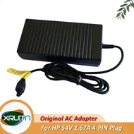 Original 54V 1.67A PA-1900-2P-LF AC Adapter For HP 5066-2164 5066-5569 PA-1900-2P2 JL383AABA Laptop 