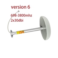 version 6 Mimo Feed Horn for Parabolic Antenna dual polarization 3G 4G  LTE antenna 698-3800MHz Outd