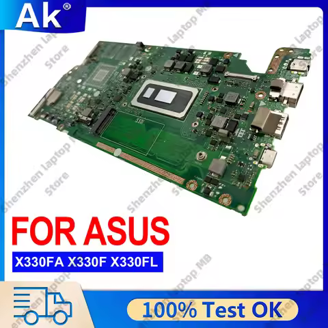 X330FA Laptop Motherboard For ASUS VivoBook I330FA V330F X330F R330F K330F X330FL S330F X330FN Mainb