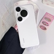 Frameless Camera HD Glass Frosted Armor Case For Huawei Pura 80 70 Pro Plus P80 P70 Ultra Original M