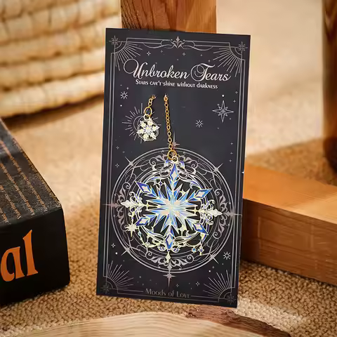 Metal Bookmark Aesthetic Artistic Reading Page Holder for Students Birthday Gift Premium Artistic Bo
