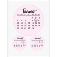 Edible Image Calander Custom Design Sendiri