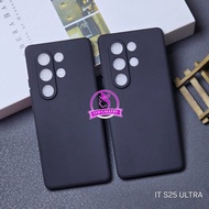 Itel S25 Itel S25 liquid Silicone Macaron Square Color Black Case Itel S25 Itel S25 Ultra