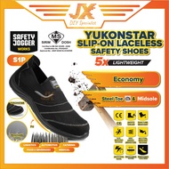 SAFETY JOGGER Yukon Yukonstar Slip On Laceless Safety Shoes ESD Kasut Keselamatan Slip Resistant SIR