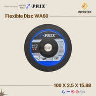 Batu Gerinda 4 Inch I-PRIX Flexible 100 X 2.5 AC60 Mata Asah IPRIX Potong 4"