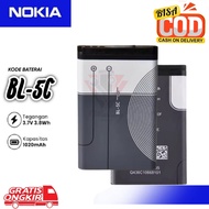 Baterai Nokia 105 106 150 C1-01 C1-02 N70 Original BL-5C Batrai Battery Batrei Batere Hp Jadul Ori