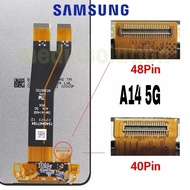 LCD Samsung A14 5G large socket A146B, A146F | Small socket A146P, A146U | HD Plus full set touchscr