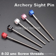 5 Colour Sight Pin Metal Sight 8-32 Unc Screw Thread Suitable for 6/9inch Sports accessories fishing