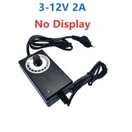 【User-friendly】 DC Adjustable Power Supply Adapter 3V 5V 6V 9V 12V 15V 18V 24V 36V 1A 2A 3A 5A Power