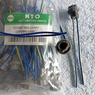 T10 Twilight Light Bulb Socket Cucuk KTO+Wirear/T10 Bulb Fitting Plug In