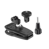 For Insta360 GO3 Action4 Universal Magnetic Mount 360 Degree GoP 12 Sports Camera Backpack Clip