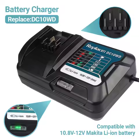 DC10WD Li-Ion Battery Fast Charge For Makita 10.8V 12V Tool BL1015 BL1016 BL1021B BL1041B FD05 40W 3