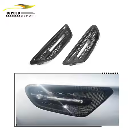 Suitable for The 5 series F10 dry carbon fiber side mudguard vent trim of BMW F10 M5 10-13