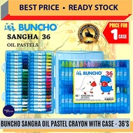 BUNCHO Sangha Oil Pastels Crayon (36'S) / Buncho Crayon / Oil Pastel / Shangha Crayon / Buncho #36 C