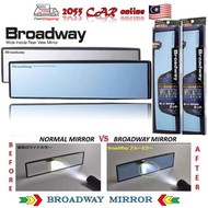 (300mm) NAPOLEX BW-147 BW-746 Broadway Car Rear View BLUE FLAT/CONVEX Blue Mirror