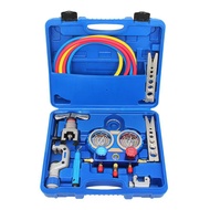 ชุดบานแฟร์ พร้อมเกจวัดน้ำยาแอร์ สายน้ำยา 60 นิ้ว ใช้กับน้ำยา R22 R32 R410 R134A รุ่น CT-8A