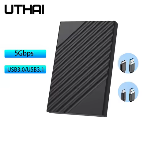 UTHAI Z200 Portable Hard Drive Enclosure 2.5-Inch USB 3.0/3.1 Detachable Mechanical Drive Box for St