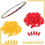 [Sunnimix2] Badminton Racket Grommet Eyelet  Racquet String Accessory 1.1x0.4cm/1.4x0.45cm Pack of 1