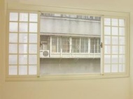 JW-030 格子氣密窗，格子窗 鋁窗 氣密窗 隔音窗 防盜窗 單玄關 玻璃欄杆 三合一門 裝修工程 原廠 正新 大同