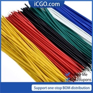 100PCS Tin-Plated Breadboard PCB Solder Cable 24AWG 10CM Fly Jumper Wire Cable Tin Conductor 1007-24