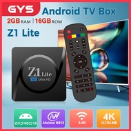 Z1 Lite 2.4G wifi android 10.0 Tv Box 2GB RAM 16gb ROM Media Player Newest android tv box