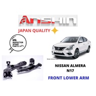 (JAPAN QUALITY) ANSHIN NISSAN ALMERA N17 FRONT LOWER ARM