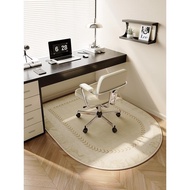 ST-🚤Computer Chair Floor Mat Study Study Table Pulley Seat Swivel Chair Mat Non-Slip Bedroom Foot Mat Dressing Table Flo