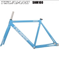 TSUNAMI SNM-100 Sky Blue Fixie Frameset | Fixed Gear SNM100 Track Bicycle Frame