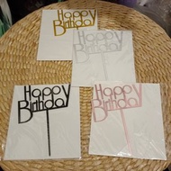 Happy Birthday 生日插牌