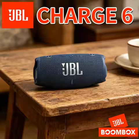 Fast Response JBL Charge 6 Shockwave Wireless Speaker One Button Control Simple Operation Audio Equi