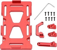 RC Car Battery Plate, Aluminum Alloy RC Battery Mount Bracket Plate for Axial SCX24 AXI90081 AXI0000