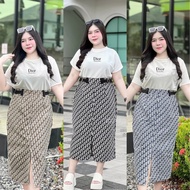 Plump Girl Set Order In Life A Lot Discount. Woolwave Clothes + Woven Skirt Wear It And Look Expensi