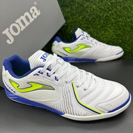 Joma Dribling 2302 DRIS2302IN (White Blue) Futsal Shoes | Kasut Futsal - 100% Original (Ready Stock)