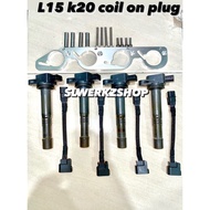 L15 k20/k24 coil on plug for Honda l15a l15z l13a l13z jazz gk5 ge6 ge8 city gn2 gm6 crz zf1 zf2 brv