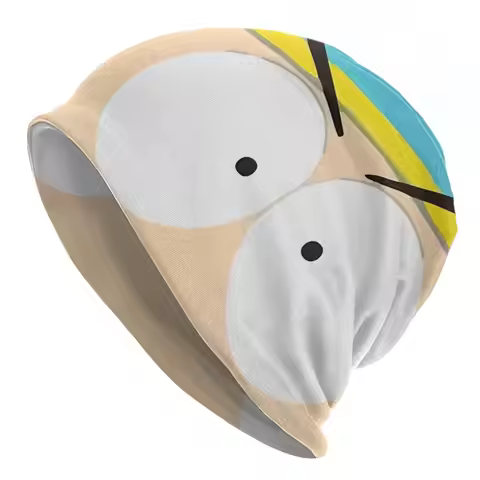 Eric Cartman Peeker Caps Southparks Casual Autumn Winter Outdoor Skullies Beanies Hats Spring Warm H