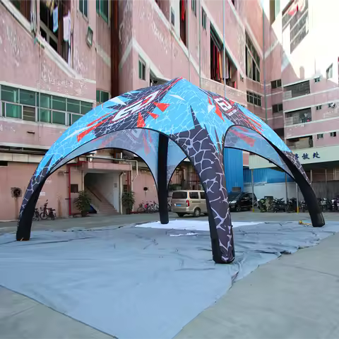 KCCE Big Inflat Tent Manufacturers Light Weight Oxford Cloth Automatic Inflatable Tent