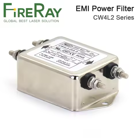 FireRay CANNY WELL CW4L2-20A-T/S EMI Power Filter Single Phase 6A 10A 20A AC 115V / 250V 20A 50/60Hz