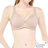 Wacoal Curve Diva บรามีโครงเก็บกระชับอกสวย สาวคัพใหญ่ รุ่น WB7989