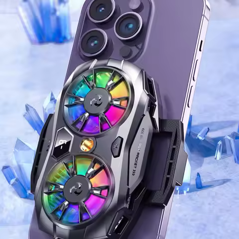 phone cooler gaming portable fan to cool the mobile cooling fan magnetic mobile cooler phone gaming 