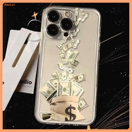 Dollar bag pattern shockproof soft case (USD) - Full protection - Compatible with iPhone 17/16/15/14