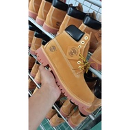 Timberland Same Style Couple Martin Boots Classic Rhubarb Boots British Style Gentleman Overall Boot