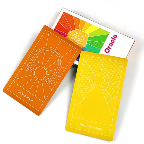 Hot-selling Oracle Cards A 45 Tarot Tap Into Your Intuition With The Magic Of Color Divination Editi