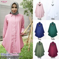 READY 9 PCS TIFAYA Tunic NAVY ALLSIZE LD110 Tunic Beautiful Ity Crepe TunicWanita ALL1 DEL