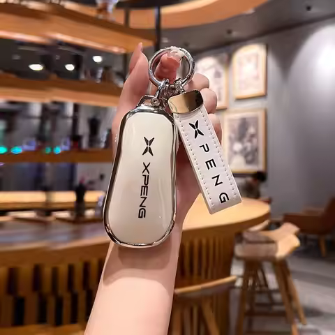 For Xpeng G6 G9 P5 P7 P7i G3i Automobile Accessory Car Logo Smart Key Case Cover Full Protection TPU