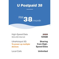 UMOBILE POSTPAID 38 (120GB) 4G/5G