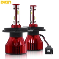 DICN 2PCS Super Bright H7 H1 H3 H4ไฟหน้ารถหลอดไฟ LED HB3 9005 HB4 9006 H11 9012 HB5 LED อัตโนมัติไฟต