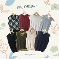 Knit VEST COLLECTION | Basic ARGYLE BRAIDED, RECENT BEAUTIFUL VEST SALUR