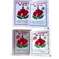 Indonesia M.B.K P.O Powder putih Silver isi 12 Fragrance Talcum