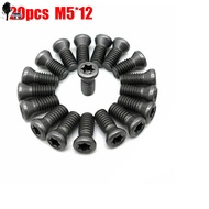 20pcs Screw M2 M2.5 M3 M3.5 M5 Torx Screws Metal Carbide Inserts Replacement For Cnc Lathe Tools