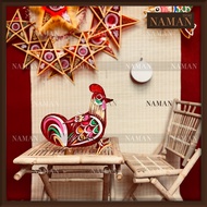 [Traditional Mid-autumn Festival Lantern 36-38cm] Glass paper lantern for Mid-Autumn Festival decora